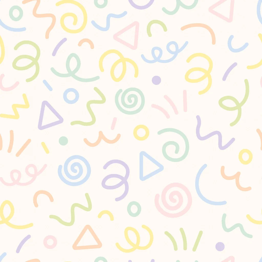 Sweet Sprinkle pastel scribble wallpaper