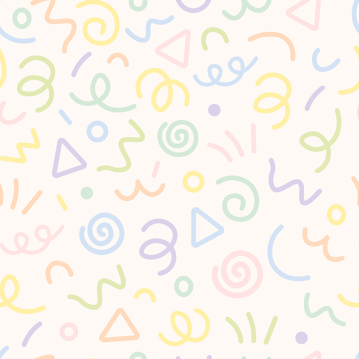 Sweet Sprinkle pastel scribble wallpaper
