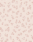 Smooth blush floral sprig peel and stick wallpaper - Tender Light