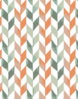 Terra & Sage modern geometric peel and stick wallpaper