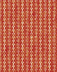 Textured terracotta woven houndstooth brick peel and stick wallpaper - Terracotta Relic creating ambiance in a bathroom