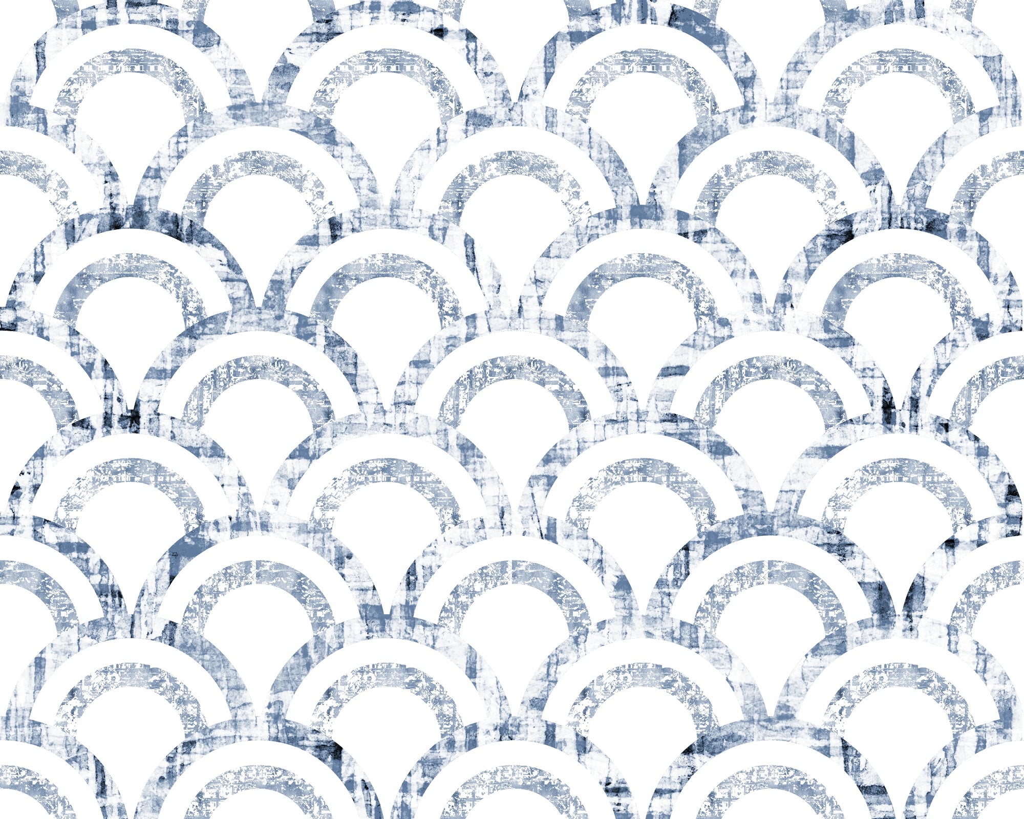 Tide's Armor blue geometric peel and stick wallpaper