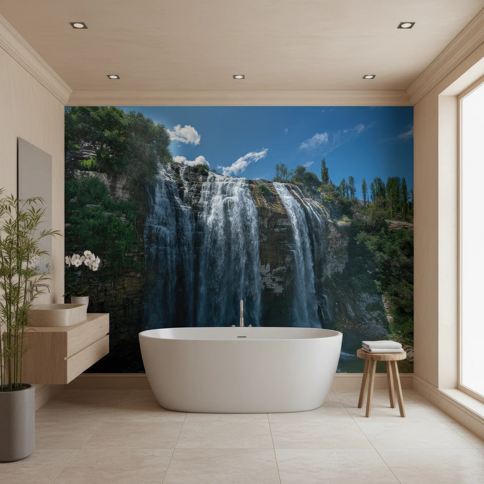 Stratified natural features displaying powerful forces removable wall mural