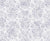 Elegant Tranquil Flora damask wallpaper in soft lavender and white with vintage botanical scrollwork pattern