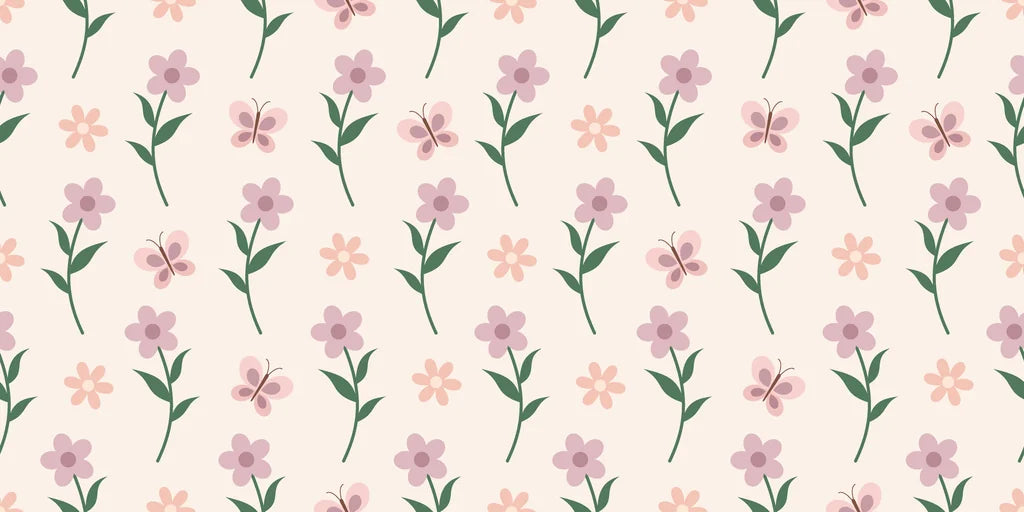 White outdoor camping adventure gear pattern peel and stick wallpaper -Violet Meadow