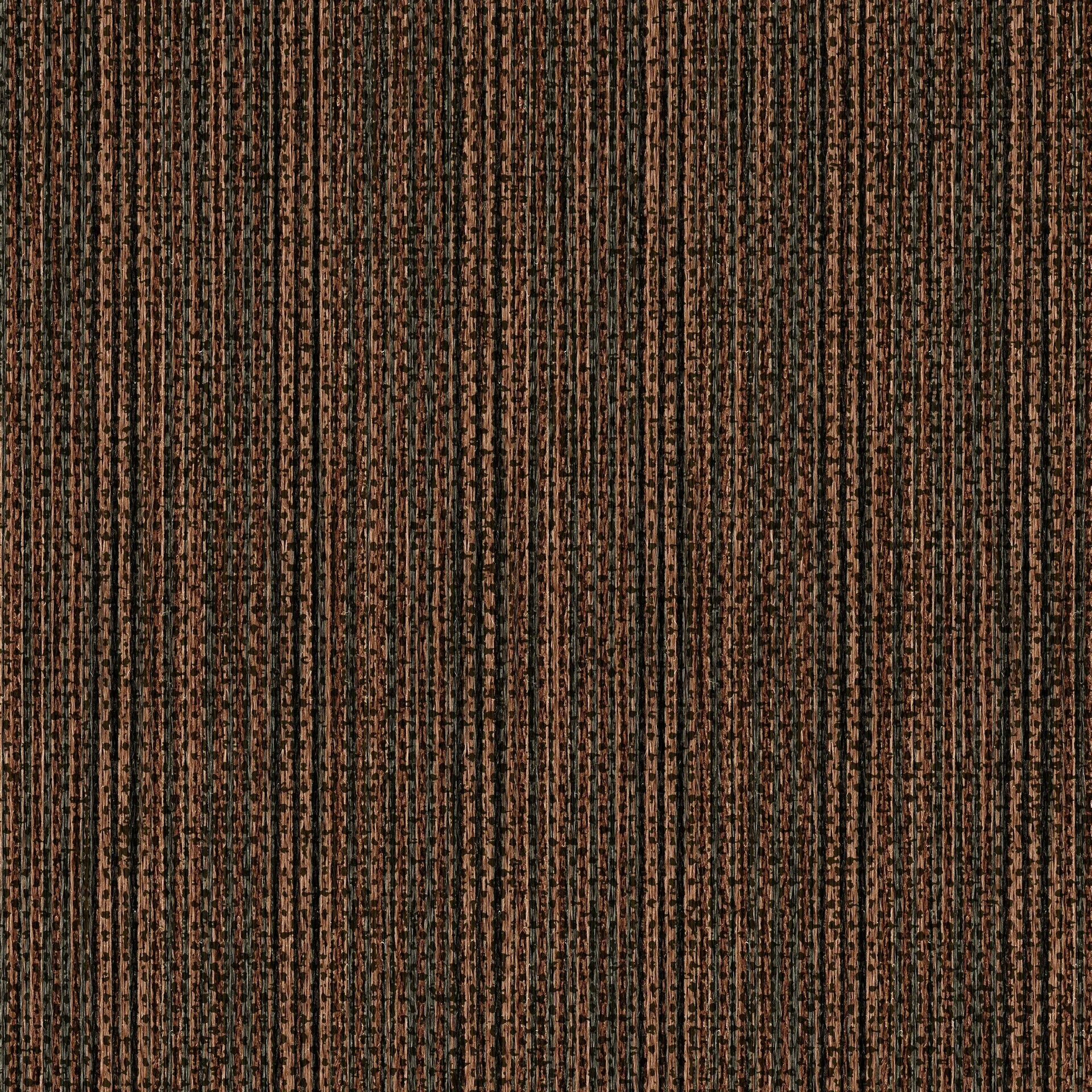 Textured brown and black vertical stripe peel and stick wallpaper - Warm Earth