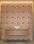 Warm Idyll cozy tropical bungalow creating ambiance in a serene bathroom