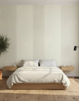 Watercolor Bloom soft ivory abstract in a warm and inviting living room