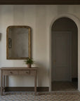 Watercolor Bloom soft ivory abstract creating ambiance in a serene bathroom