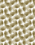 Textured gold palm fronds peel and stick wallpaper - Wild Palm