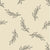 Smooth cream and black botanical sprig peel and stick wallpaper - Willow Whisper