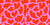 Smooth peel and stick wallpaper with bold red retro hearts - Woven Whisper
