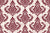 Antique Fern Mist Garnet distressed damask wallpaper in garnet and blush
