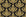 Antique Fern Mist Gilt distressed damask wallpaper in gold and black