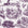 Arcadian Reverie Plum pastoral toile wallpaper in plum and pearl