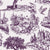 Arcadian Reverie Plum pastoral toile wallpaper in plum and pearl