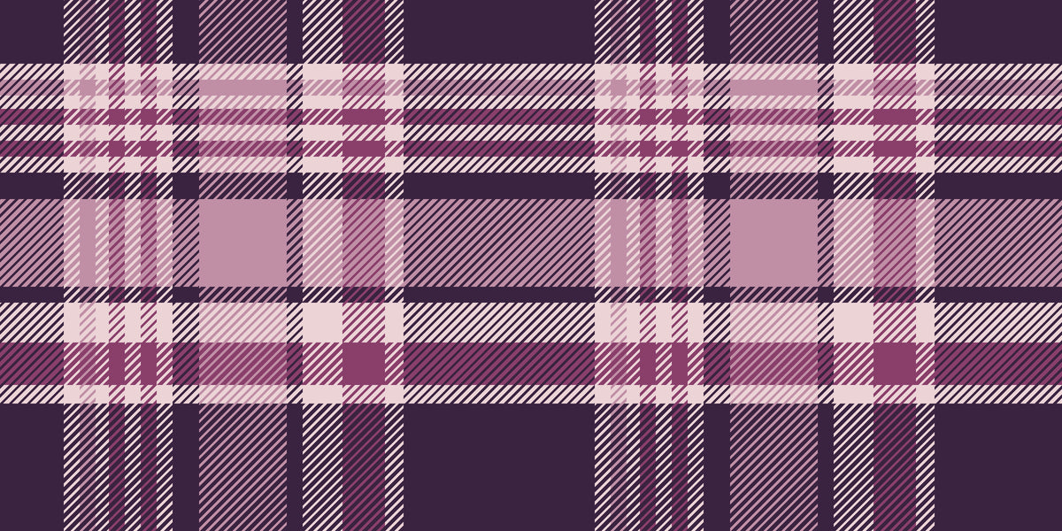 Autumn Lattice Plum plaid wallpaper in plum and rose