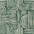 Bantu Lines Emerald brush geometric wallpaper in emerald and ivory