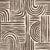 Bantu Lines Espresso brush geometric wallpaper in espresso and parchment