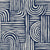 Bantu Lines Navy brush geometric wallpaper in navy and linen