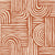 Bantu Lines Terracotta brush geometric wallpaper in terracotta and cream