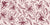 Blueprint Bloom Blush floral line wallpaper in blush and plum