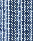 Cactus Lane Navy abstract stripe wallpaper in navy and chambray