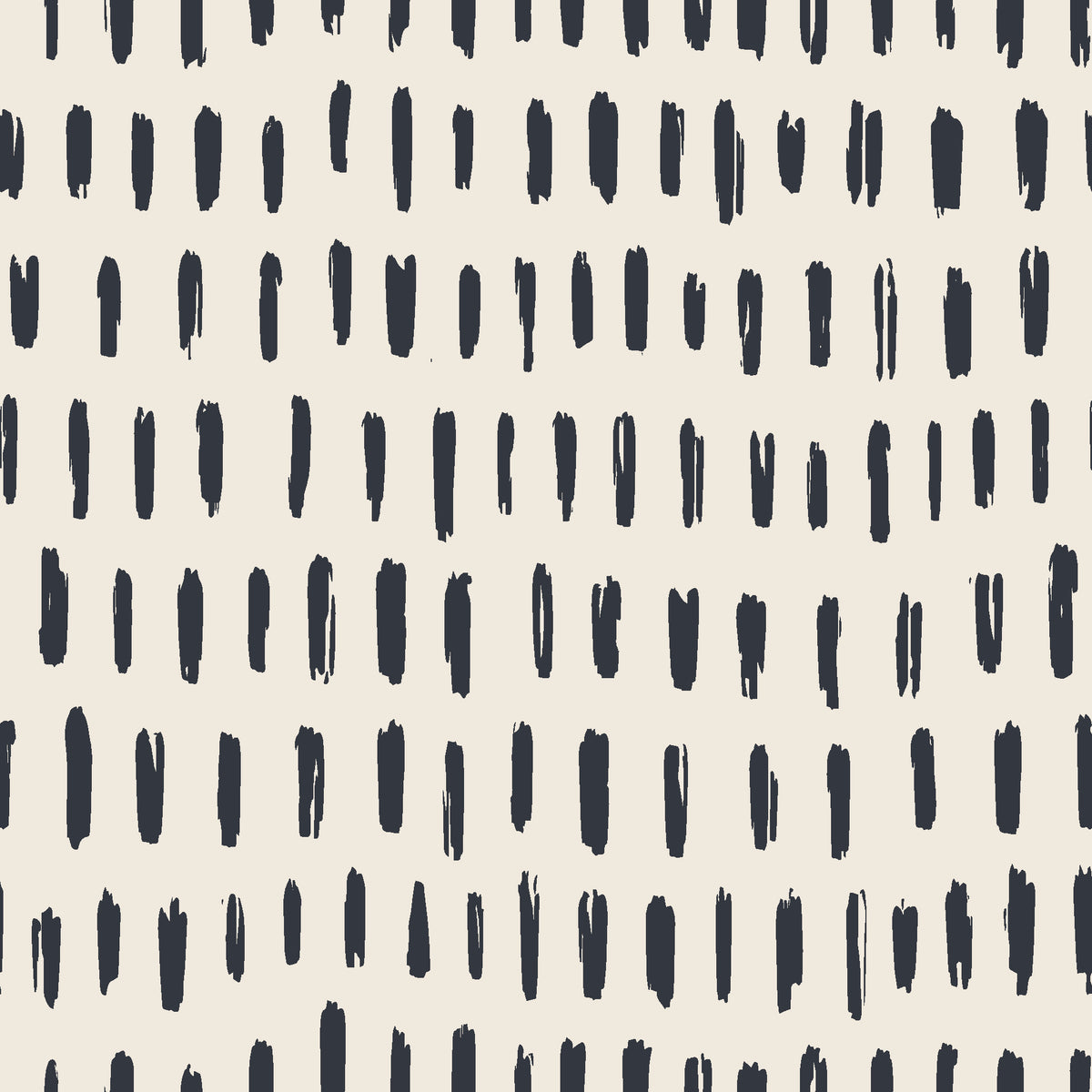 Canvas Dash Charcoal minimalist dashes wallpaper in charcoal and ivory