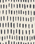 Canvas Dash Charcoal minimalist dashes wallpaper in charcoal and ivory