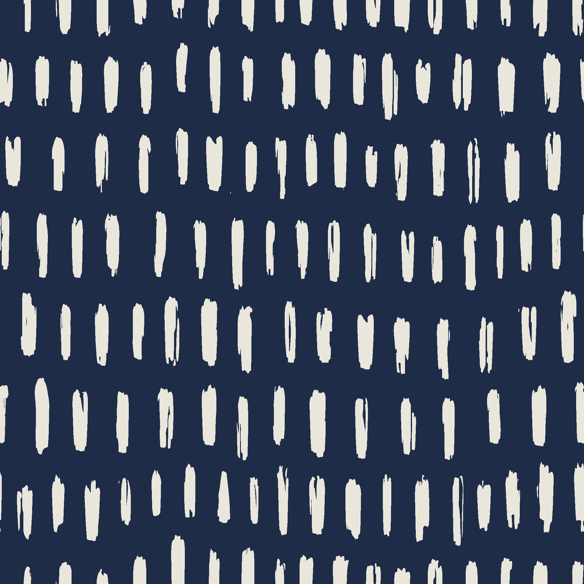 Canvas Dash Midnight minimalist dashes wallpaper in midnight and pearl
