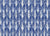 Canyon Ikat Indigo geometric wallpaper in indigo and cream