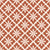 Carbon Bloom Terracotta tile floral wallpaper in terracotta and sand