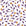 Cerulean Petal Plum ditsy botanical wallpaper in plum and gold