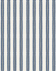 Citrine Column Navy stripe wallpaper in navy and champagne