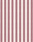 Citrine Column Oxblood stripe wallpaper in oxblood and blush