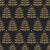 Clipped Dreams Noir tree wallpaper in black and gold