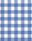 Cotton Candy Navy gingham wallpaper in navy and white