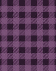 Cotton Candy Plum gingham wallpaper in plum and mauve