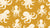 Cresting Wave Saffron octopus wallpaper in saffron and cream