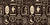 Desert Charms Espresso western icon wallpaper in cream and espresso