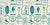 Desert Charms Turquoise western icon wallpaper in turquoise and cream