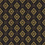 Desert Compass Onyx geometric diamond wallpaper in black and gold