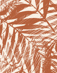 Desert Frond Clay palm frond wallpaper in clay and cream