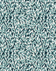 Drifting Petals Lagoon abstract petal wallpaper in teal and ivory