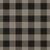 Dune Plaid Charcoal gingham check wallpaper in charcoal and stone