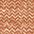 Dusk Passage Terracotta chevron wallpaper in terracotta and sand