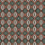 Ember & Iron Forest retro ogee wallpaper in forest and coral