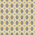 Ember & Iron Mustard retro ogee wallpaper in mustard and charcoal