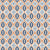 Ember & Iron Navy retro ogee wallpaper in navy and copper