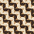 Ember Mosaic Mocha retro geometric wallpaper in mocha and cream